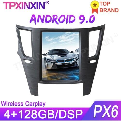 For Subaru Legacy 2009-2014 128G Android 9.0 Car GPS Navigation Stereo Head Unit Multimedia Player Auto Radio Tape Recorder DSP