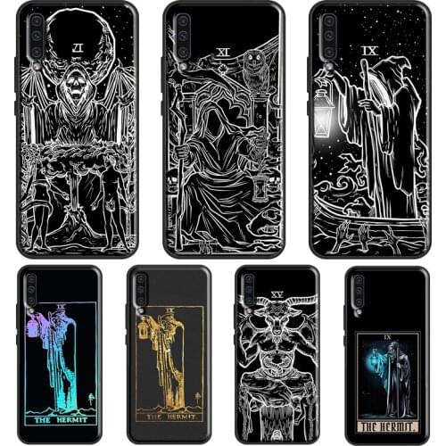 The Hermit Tarot Card Witchcraft Case For Samsung A52 A12 A32 A72 A21S A20e A21S A31 A51 A71 A10 A02S A50 A70 Back Cover