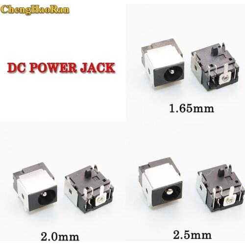 ChengHaoRan 2PCS 1.65/2.0/2.5mm DC power jack connector socket for HP 4220 4620 610 615 for ACER 510 520 540 550 320