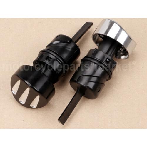 For Harley Sportster XL 883 1200 2004-later Motorcycle Engine Oil Cap Fuel Billet Oil Dipstick Tank Plug Cap Black /Chrome