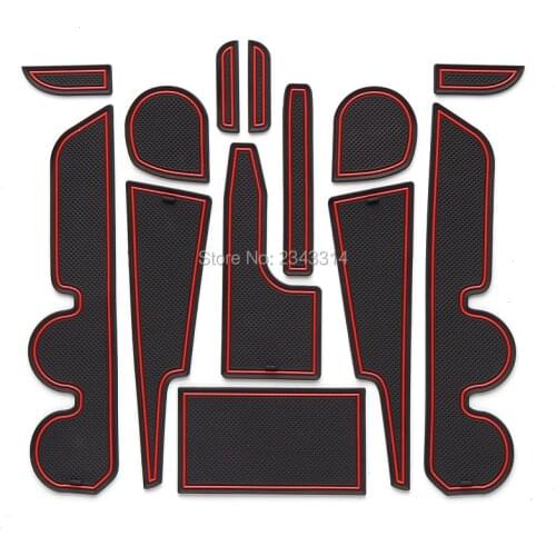 For Toyota Raize Rise Rocky Accessories 2019 2020 2021 Car Inner Cup Holder Mats Gate Slot Pad Anti Slip Door Groove Mat Sticker