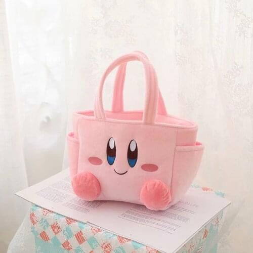 Hobbies Action Figure Fantasy Kirby Japanese Cartoon Cute Small Bag Office Worker Student Portable Lunc Clutch Gift for Children
