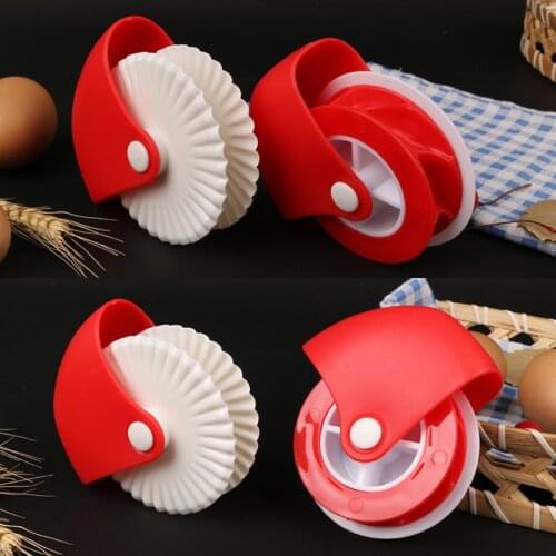 Pastries Wheel Roll And Decorating Plunger Pizza Cutter Kitchen Accessory for Baking AC889