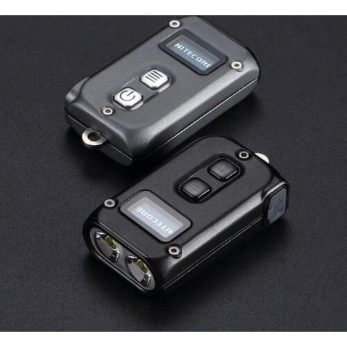 NITECORE TINI2 Mini Flashlight 500 LM OLED Smart Dual-Core Key Flashlight, APC Sleep Technology, Using USB Type-C Charging