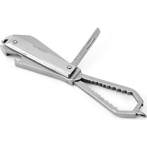 Portable Folding Hex Wrench Stainless Steel 8-in-1 Wrench Various Size Hexagon Wrench Bottle Opener for Household Outdoor