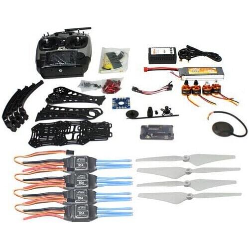 DIY RC Drone Quadrocopter Full Kit X4M380L Frame Kit APM 2.8 GPS AT9 TX F14893-M