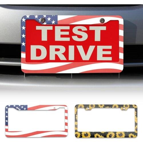 American License Plate Frame Universal Size Easy To Install Frame Universal American License Plate Frame Auto Accessory