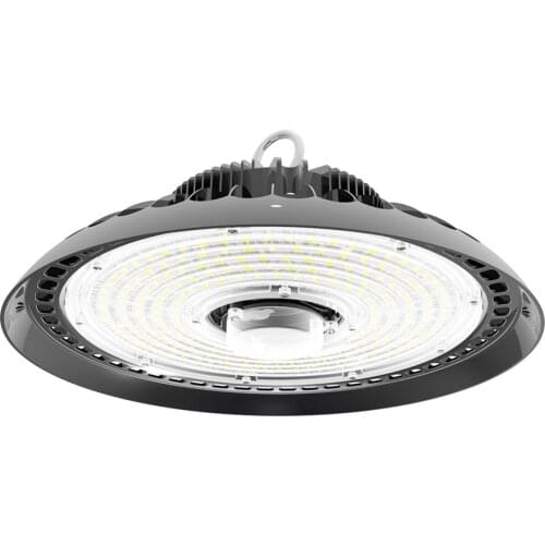 High Bay Shop Light Fixt 170LM/W,100W/150W/200W UFO High Bay LED Lighting, Super Bright LED Warehouse Light, IP65 Waterproof