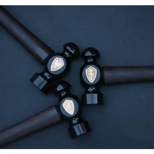 All is Hammer 45# Steel Badge BALL-PEIN HAMMER 500g Ebony Wood Handle Hand Tools