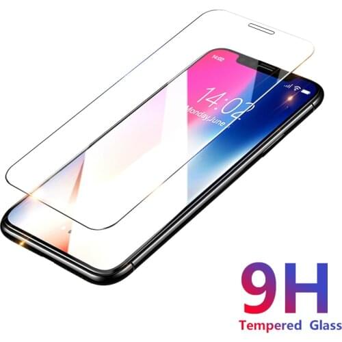 Tempered Glass For iPhone X XR XS Max Screen Protector For iphone 4 4S 5S 5C 5 SE 6 6s 7 8 Plus Toughened Protective Glass Sklo