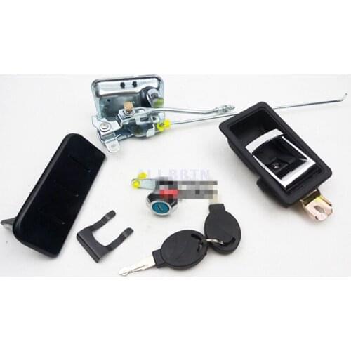 For Daewoo Doosan DH80 150 220 225 258 300-5-7-9 Excavator Cab door lock assembly Excavator Accessories