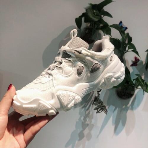 Sneakers women New Autumn Women Shoes White Shoes Fashion wild Platform Footwear Breathable Mesh casual shoes Sneakers K7-30