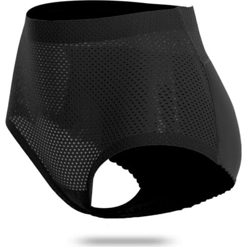 Lady Middle waist Sexy Padding Panties Bum Padded Butt lifter Enhancer Hip Push Up Panties Underwear Seamless Panties Buttocks