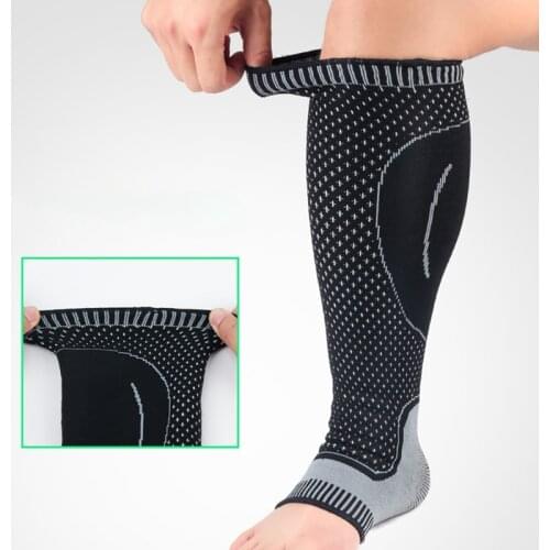 1 pair 2021 Safety Leg Sleeve Cover Running Cycling Compression Calf Leg Shin Splints Breathable Sports Protection Accessories