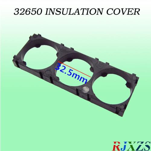 2pcs/a lot 32650 3S batteryHolder Bracket Cylindrical Battery Holder 32650 Cell Holder Safety Anti Vibration Plastic holder