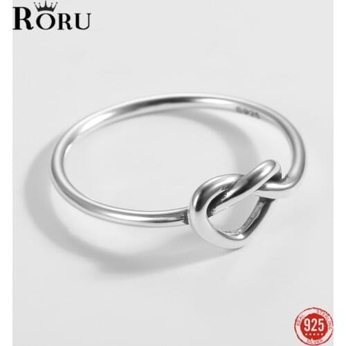 925 Sterling Silver Oxidized Ring Hollow Love Heart Silver Ring for Women Simple Sweet Finger Rings Fine Jewelry Gift
