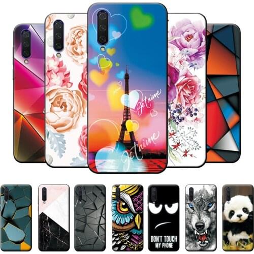 For Xiaomi Mi 9 SE Case For Xiaomi Mi 9 se Case Silicone on Xiaomi Mi9 se TPU Protective Case Bumper Lovely Flowers Phone Cover
