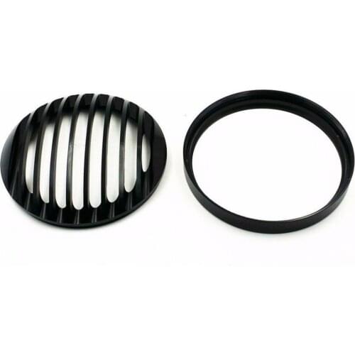 Black Aluminum Headlight Grill Cover for Harley Sportster XL 883 1200 Motorcycle 2004-2012