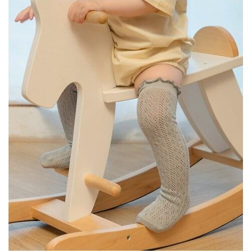 Summer/Autumn over Knee High Stockings for baby girls Boys Breathable Elastic For All Age