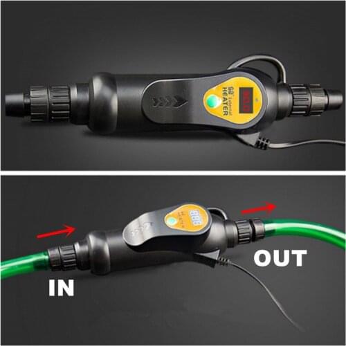 300W 500W Digital External Aquarium Heater Adjustable Temperature Controller for Fish Tank Water Heater Rod 220V Heating Rods