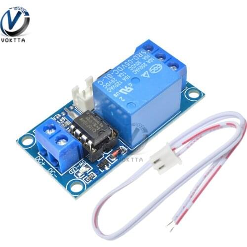 DC 5V 1 Channel Latching Relay Module Bistable Switch MCU Control Timer Delay Relay Control Module
