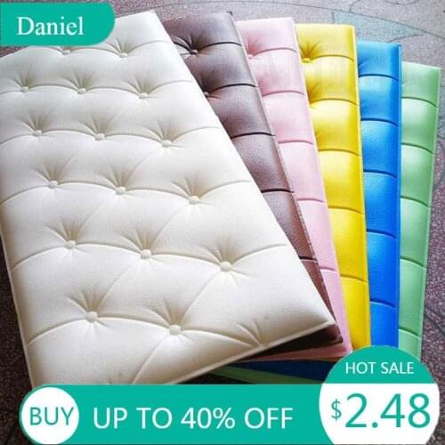 ChildrenS Anti-Collision Bedside Soft Bag Kindergarten Baby Decoration Self-Adhesive Living Room TV Background Wall Stickers