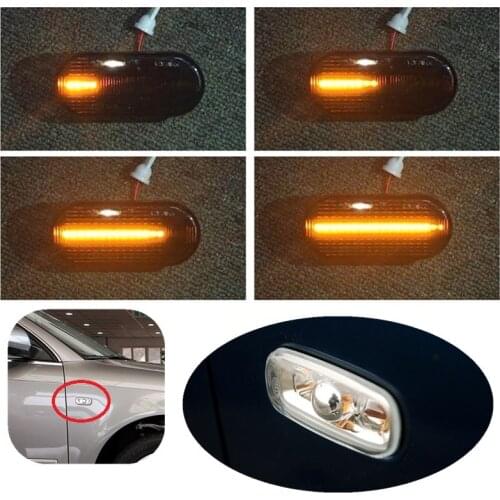 Dynamic LED Indicator Side Body Turn Light Signal Suitable for Audi A3 S3 8P A4 S4 B6 B7 B8 A6 S6 C5 C6