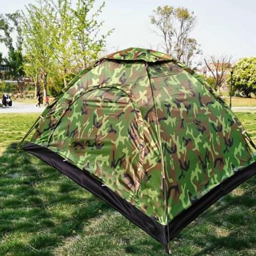 Double Single Layer Camouflage Tent Camping Sunshade Canopy Outdoor Supplies палатка туристическая палатка naturehike Tents