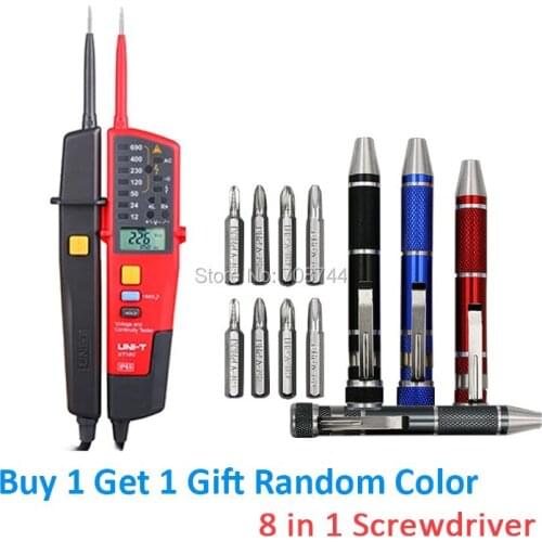 UNI-T UT18C LED Digital Voltage Continuity Tester Auto Range RCD Phase Rotation,Factory Direct Sales