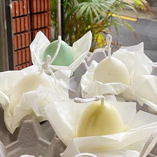 Egg Shape Candle Mold 3d Silicone Candle For Aromatherapy Candle Making And Crafting Projects Candle Making Tool