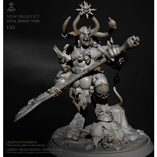 H75mm 1/24 Resin model kits figure colorless and self-assembled TD-2606