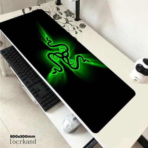 Razer Mouse Pad Gaming Mousepad Mat Gamer Mouse Pad Keyboard Desk Mat Table Carpet Mousepad xxl 900x400 For Computer Laptop Pad