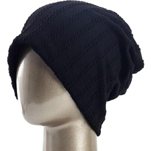 Mans Ribbing Warm Soft Black Skullies Beanies Women New Elastic Classic Luxury Hats Winter Autumn Casual Earmuffs Caps Bonnet