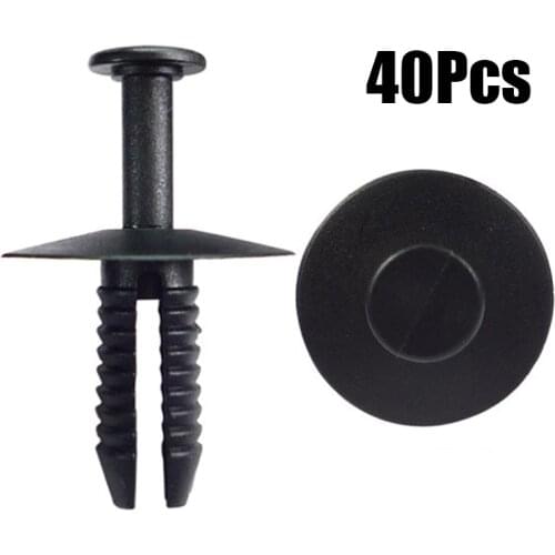 Kit Set Parts For BMW 51118174185 Door Sill Wheel Car Rivets Arch Clips Retainer 20mm*17mm Repair 40pcs Bumper Trim