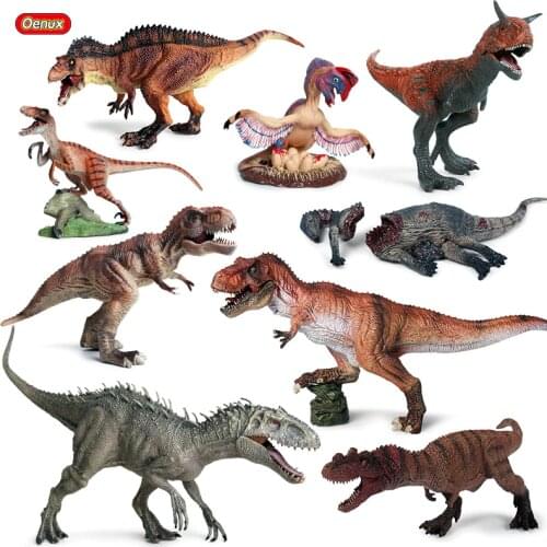 Oenux Savage Carnivorous Baryonyx Indominus Rex Jurassic Dinosaurs Animals Model Action Figures Collection Toy For Kids Gift