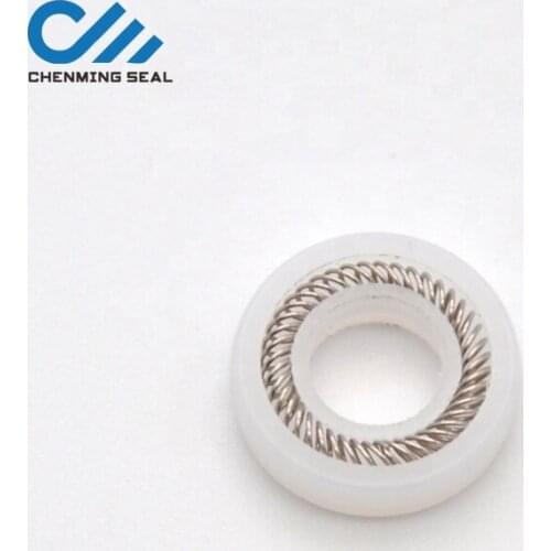 PEEK /PTFE wear ring Dispensing Machine Parts Sealing Ring Spring loaded Energized Piston Rod Seal