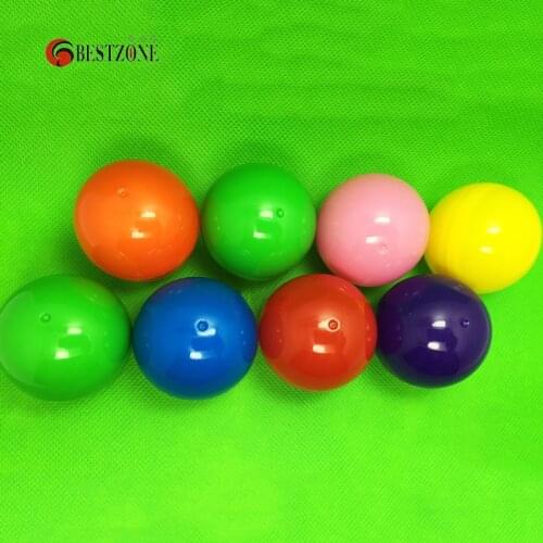 Lucky draw 40mm Plastic balls or Kids Toy Capsules multicolored can open and close Free Shiping