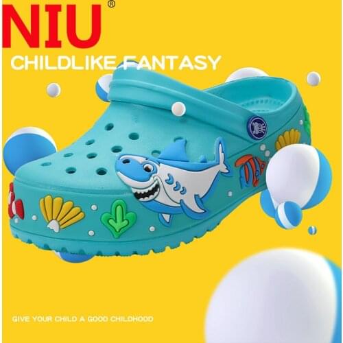 NIU Shoes Older Infant Baby Kids Girl Boys Home Slippers Cartoon Floor Shoes Sandals Mini kid Sandals Breath Summer Soft Shoes