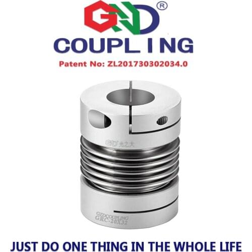 Bellows coupling clamp series 5mm shaft coupling zero backlash generator servo motor spring quick-bellow aluminum alloy couples