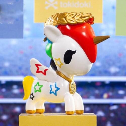 Tokidoki Blind Box Toys Cute All Star Champs Anime Action Figure Random Surprise PVC Model Figurine Gift Birthday 12Pcs/Set