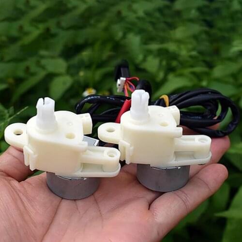 1 Pair 4-phase 5-wire DC12V 30MM Stepper Motor, Electric Valve Motor, Double Reduction Gearbox Stepping Motors For Baby Monitors