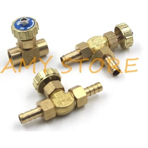 1Pc Straight Right Angle Elbow Brass Needle Valve Propane Butane Gas Formaldehyde HCHO Hose Barbed 2Mpa 8mm 10mm 1/8" 1/4" BSPP