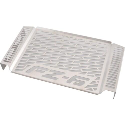 Motorycle Accessories Radiator Guard Grille Protector Metal Cover For Yamaha FZ6 FAZER 2007-2010 Chrome
