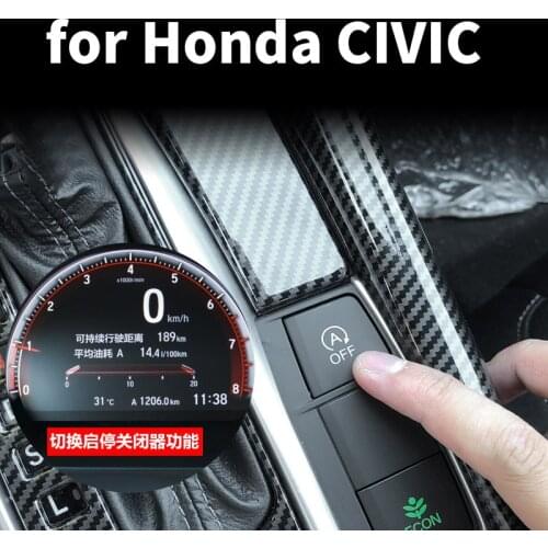 Car Start-stop Auto-closer Modification Accessories Supplies For Honda Civic 10th 2016 2017 2018 2020 2020