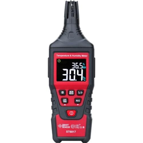 Digital Temperature Humidity Meter Colorful LCD Home Indoor Outdoor hygrometer thermometer Weather Station Handheld with Alarm