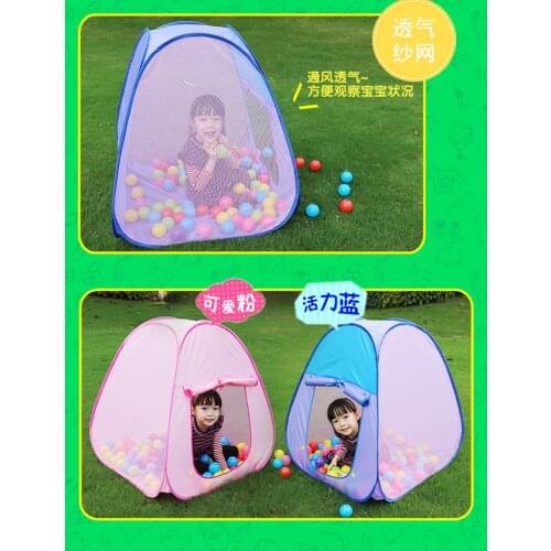 Children Tent Game Indoor Outdoor Folding Princess House Play Games Toy Wave Ball Cloth Foldable 2-4 Years 2021