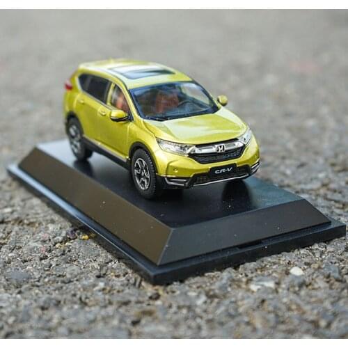 Die Casts Collectible Model Cars Static Alloy Vintage Car Birthday Gift 1:43 for Hondas-2017 CRV SUV Toy for Children Home Decor