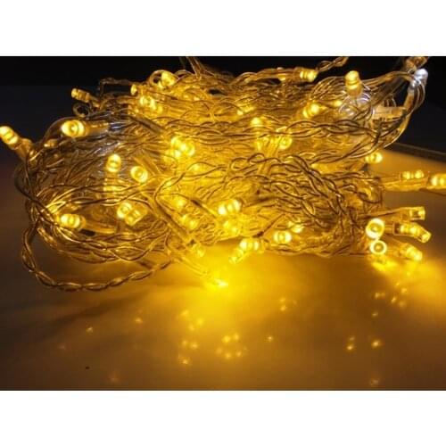 Foblight İp Led Amber 100 Led 'S Can Be Added 10Mt IP44 christmas decorations рождественские украшения