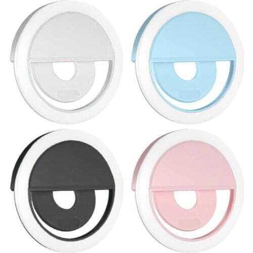 TY221 Clip on Selfie Ring Light Portable Rechargeable Selfie Fill Light for Live Stream and Makeup Jy20 21 Dropshipping