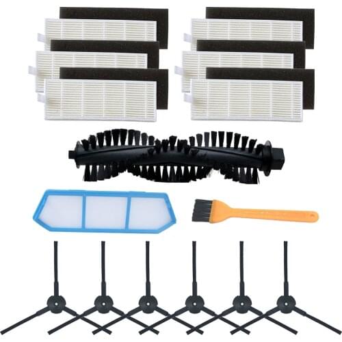 For ILIFE A40 accessories chuwi ilife A4s A40 Robot Vacuum Cleaner Parts Kits dust HEPA Filter Main Brush Side Brushes